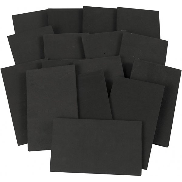 String Art lautaset - musta - 16 kpl