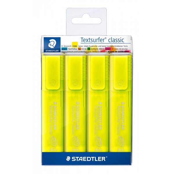 Merkintkyn Textsurfer Yellow - 4 kyn