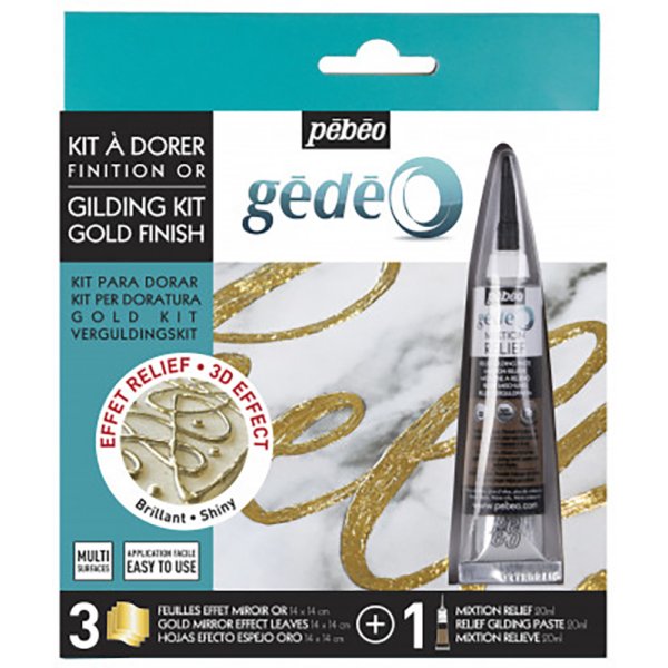 Kultaus - Pebeo Gilding - Mirror Effect kit 4 osaa
