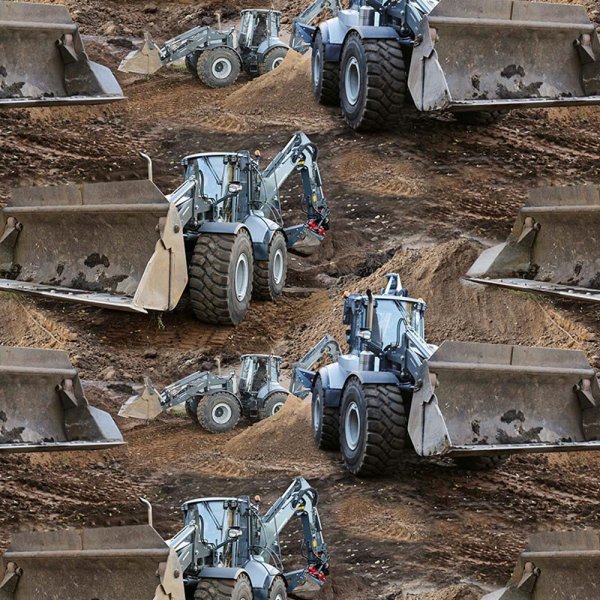 Kuviollinen Tricot 150 cm - The Lawless Tractor
