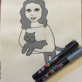 Asiakaskuva Posca Marker PC-3M 0,9-1,3 mm hieno - harmaa