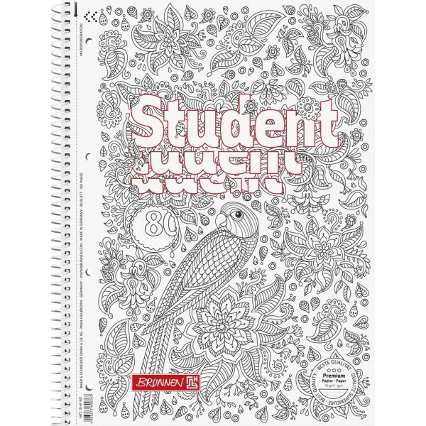 Muistilehti - Zentangle A4 90 g - viivattu
