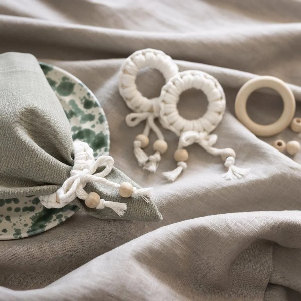 Mini DIY Kit Macrame, Lautasliinasormus Mini DIY Kit Macrame, Lautasliinasormus