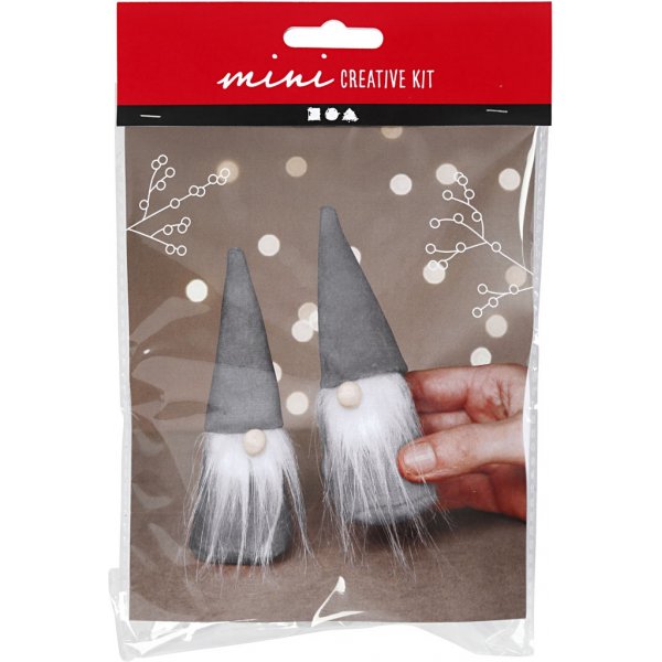Mini DIY Kit - harmaa - Scandinavian Santa Mini DIY Kit - harmaa - Scandinavian Santa