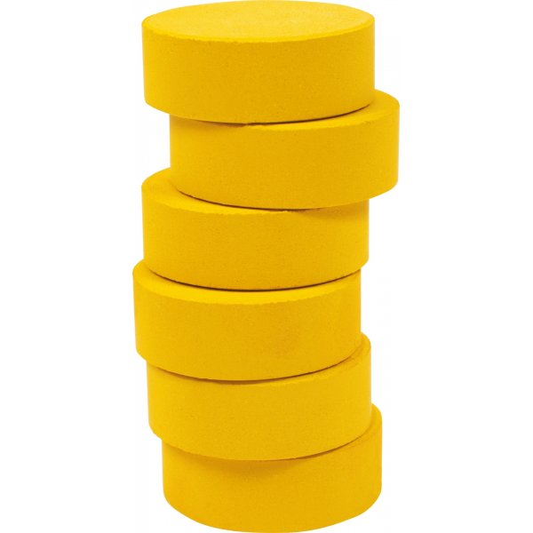 Vrikiekot 44 mm - lmmin keltainen - 6 kpl