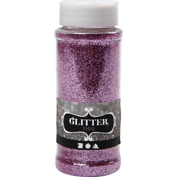 Glitter - pinkki - 110 g