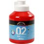 Koulumaali - Akryyli - punainen - matta - 500 ml