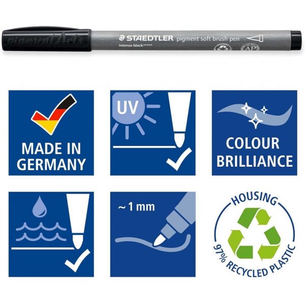 Staedtler Pigment Soft Brush Pen