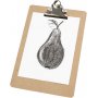 Leikepyt/piirustusalusta - hopea - A5