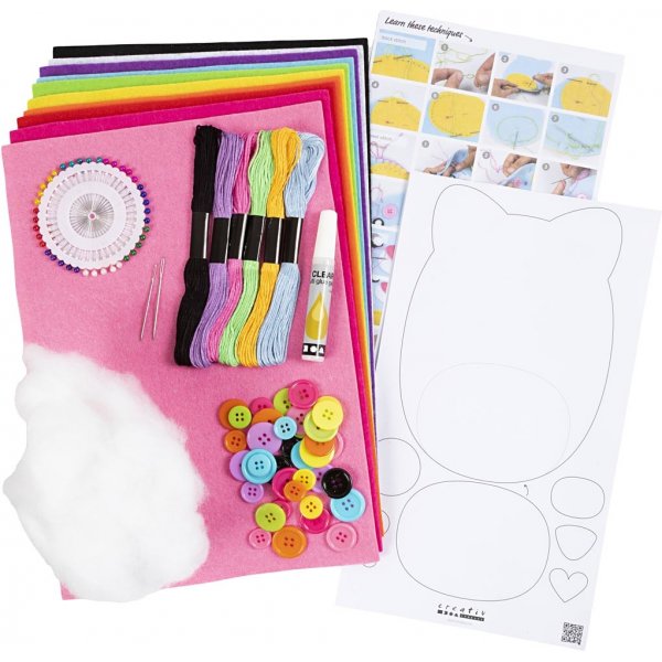 Aloita DIY Kit Ompelu - Nallekarhut