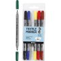 Tekstiilimerkit - vakiovrit - 6 kpl
