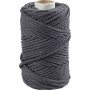 Makramlanka - harmaa - 4 mm - 55 m