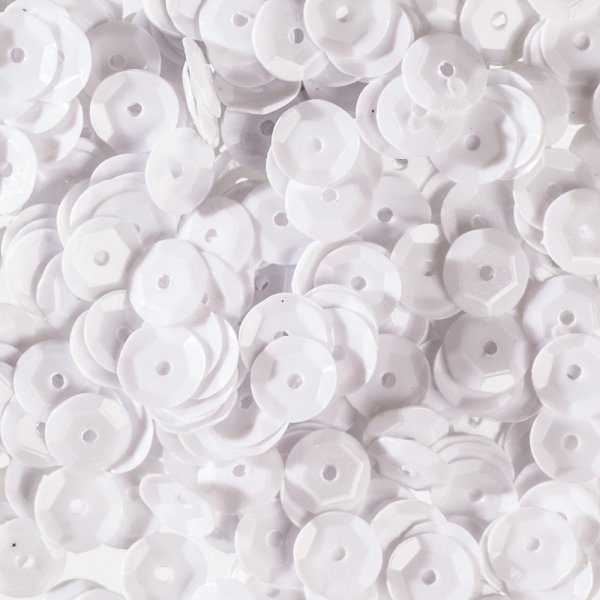 Paljetteja, pyre/kupullinen 6 mm - 40 g lpinkymtn