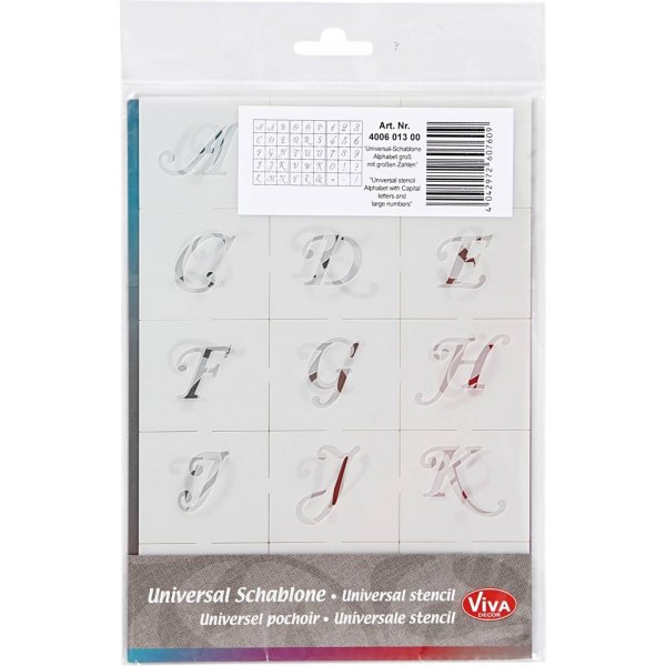 Mallit - kirjaimet ja numerot - A5 - 3 arkkia