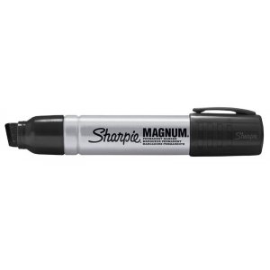 Merkintäkynä Sharpie Magnum Large Chisel - musta Merkintäkynä Sharpie Magnum Large Chisel - musta