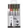 Liitumerkit - metallivrit - 5 kpl