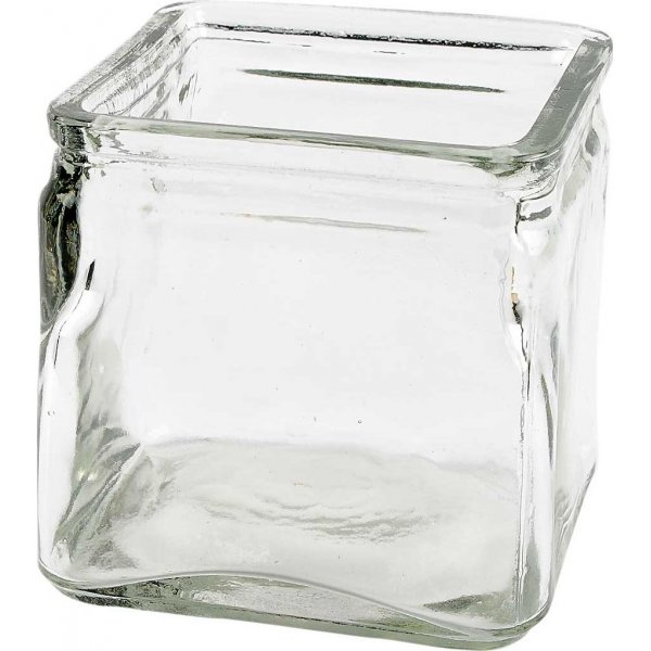 Nelin muotoiset kynttiltelineet - 10 x 10 cm - 12 kpl