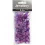 Harmony viisteiset muovihelmet - sekoitettu - violetti - 45 g
