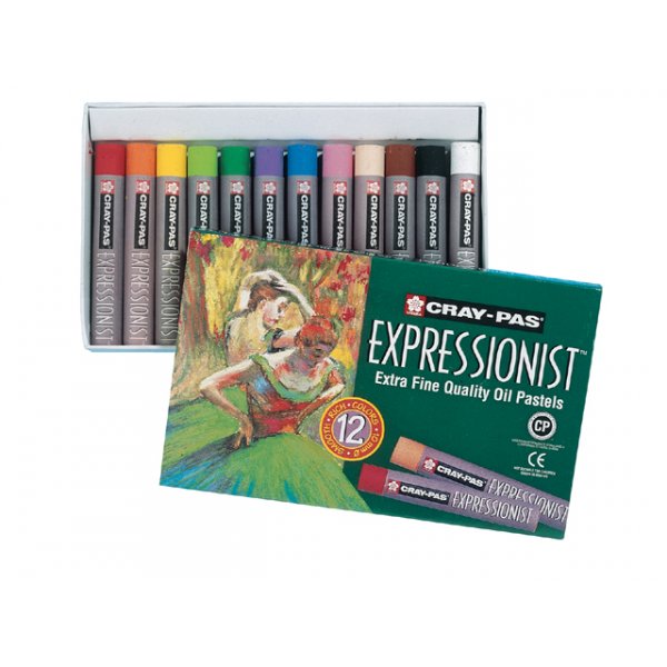 Sakura Cray-Pas Expressionist setti 12 vriliidua