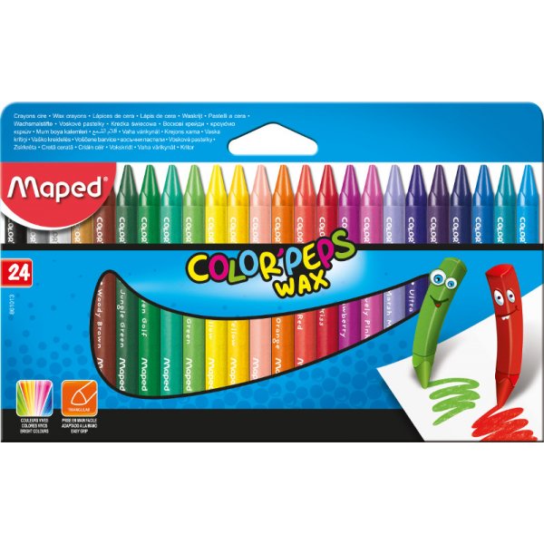 Liituharja - Maped - Color'Peps 24 vahakynt