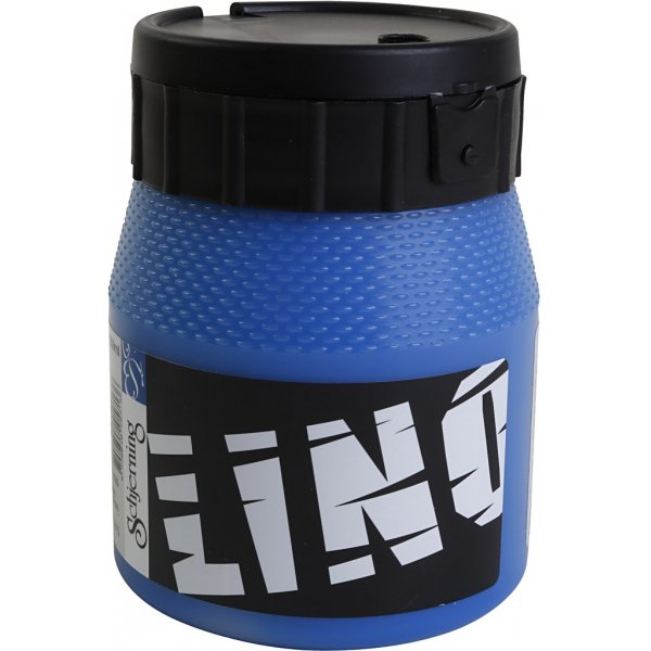 Linoleummaali - sininen - 250 ml