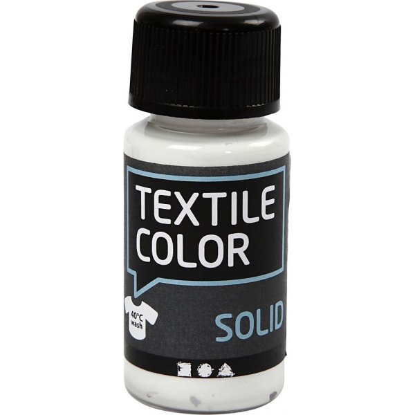Tekstiili Kiinte tekstiilimaali - valkoinen - pllyste - 50 ml
