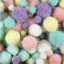 Pomponit - pastellivrit - glitter - 400 g