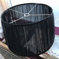 Asiakaskuva Organza kangas yksiv�rinen Musta - 150 cm