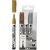 Lasi- ja posliinitussi - ruskea - kulta - hopea - valkoinen - puoliksi l�pin�kym�t�n - 1-2 mm - 4 kpl
