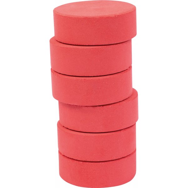 Vrikiekot 44 mm - punainen - 6 kpl