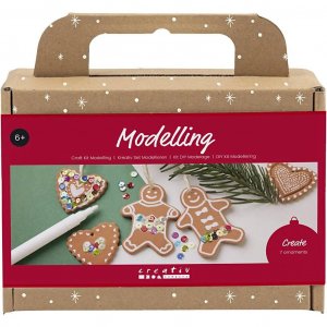 Tee-se-itse-setti - Joulukoristeet muovailusavesta