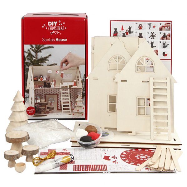 Askartelusarja - Joulupukin talo