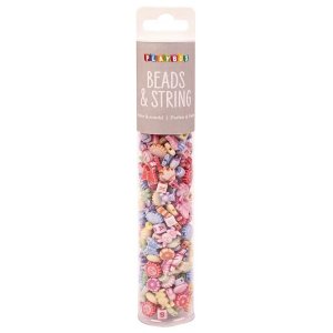Helmi� ja kirjaimia pastelliv�reiss� - 350 kpl
