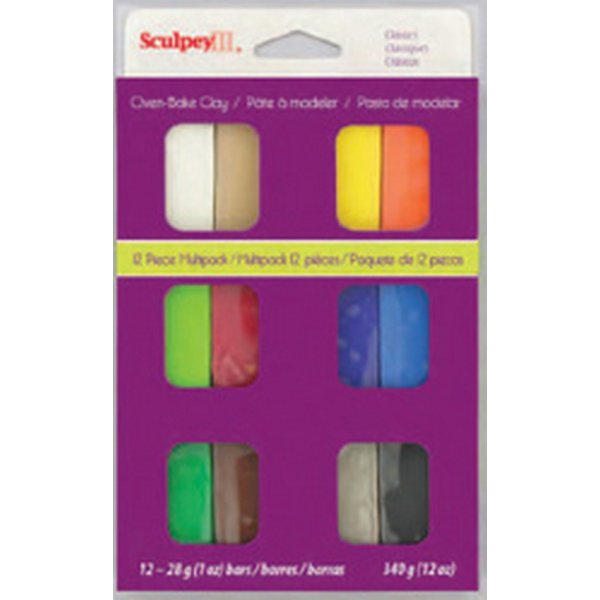 Sculpey Clay Multipack 28g - Classic
