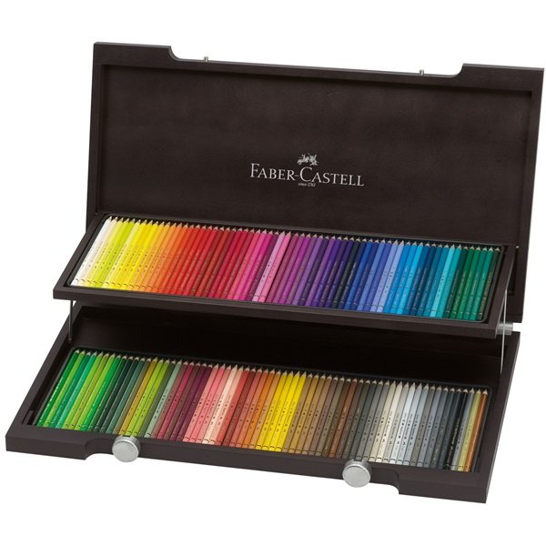 Värikynät Polychromos Puinen laatikko - 120 kyniä