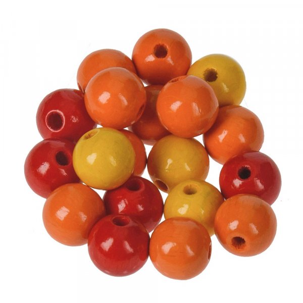 Pyret puuhelmet sekavreiss - 12mm 25g