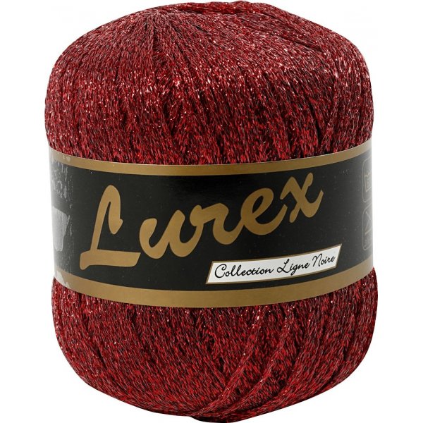 Lurex Lanka - punainen - 25 g