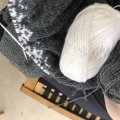Asiakaskuva DROPS Karisma Mix lanka - 50g - Keskiharmaa (21)