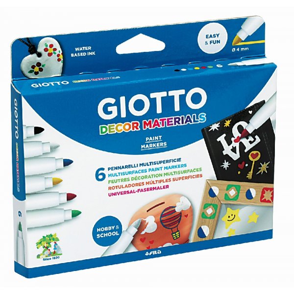 Tussikynt Giotto Decor Material - 6 kpl