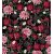 Kuviollinen jersey - Dahlia bordeaux