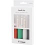 Vaaleat kynt - Musta, vihre, vaaleanharmaa, punainen - 4 x 30 ml