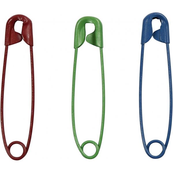 Hakaneulat - sekavärejä - 10 x 100 kpl Hakaneulat - sekavärejä - 10 x 100 kpl