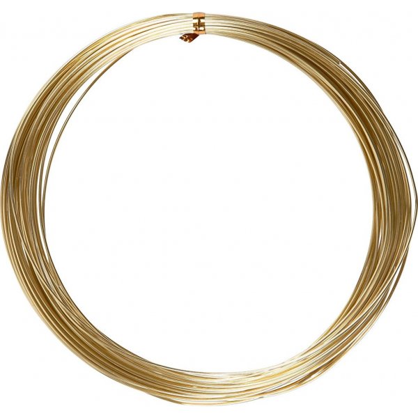Alumiinilanka - 1 mm - kulta - 16 m