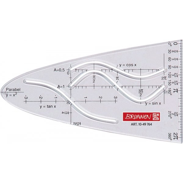 Viivain Parabola perspex