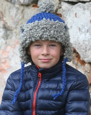 Neulekuvio - Hattu ja lenkkihuivi