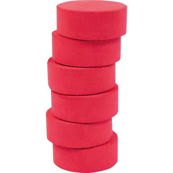 Vrikiekot 44 mm - tummanpunainen - 6 kpl