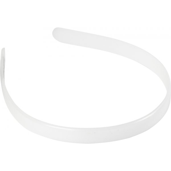 Diadem - 13 mm - valkoinen - 5 kpl