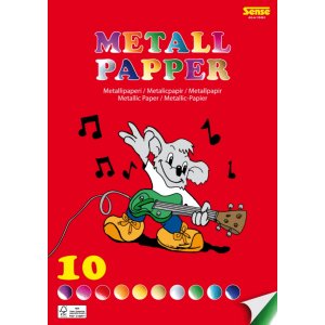 Metallinhohtoinen paperi A4 10 v�ri� - FSC-sertifioitu