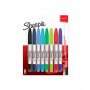 Kuitukynsetti Sharpie Twintip - Pysyv tussi - Eri vrej - 8 kpl