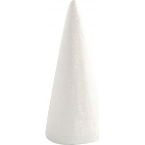 Styroksikartioita - valkoinen - Ø6 cm - 5 kpl Styroksikartioita - valkoinen - Ø6 cm - 5 kpl